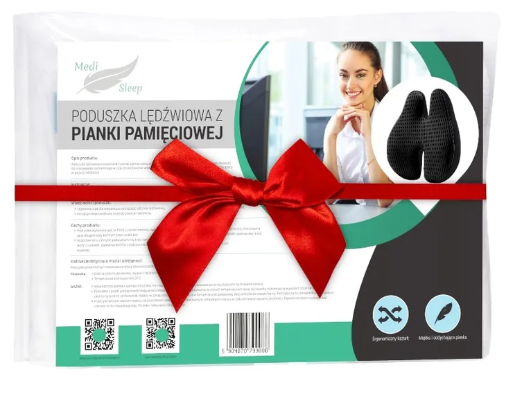 poduszka-ortopedyczna-ledzwiowa-do-samochodu-biura-na-fotel-medi-sleep-stan-nowy-marka-medi-sleep