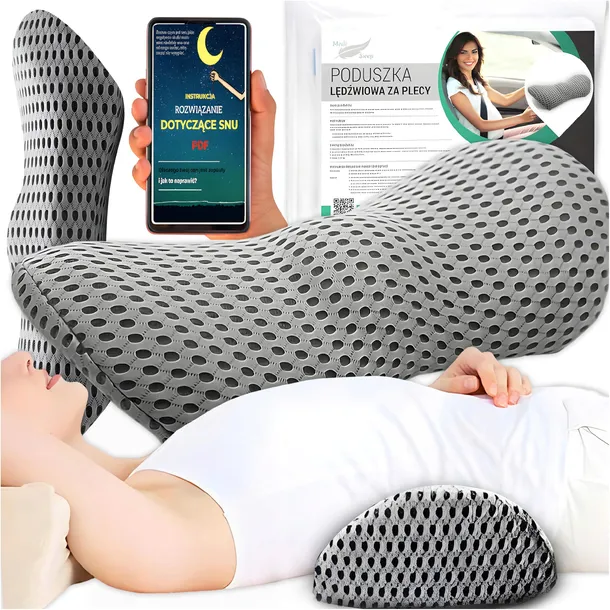 poduszka-ortopedyczna-do-spania-samochodu-ledzwiowa-na-fotel-pianka-memory-stan-nowy-dlugosc-46-cm