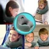 poduszka-podrozna-dla-dzieci-turystyczna-rogal-na-szyje-do-samochodu-memory-kolor-zielony