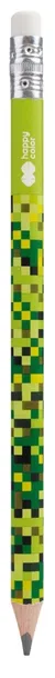 Ołówek do nauki pisania JUMBO GRUBY 2B PixEL HAPPY COLORTRÓJKĄTNY 2 KOLORY