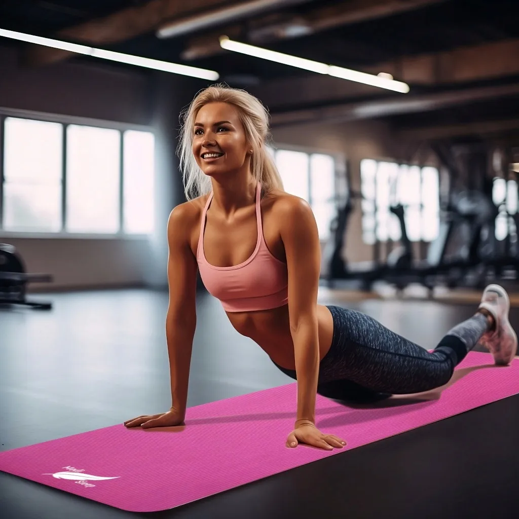 mata-do-cwiczen-gruba-gimnastyczna-jogi-fitness-mata-piankowa-na-silownie-stan-nowy