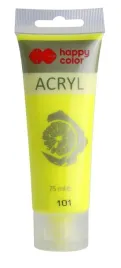 farba-akrylowa-75ml-zolty-fluo-nr-101-happy-color