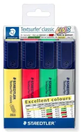 zakreslacze-textsurfer-classic-excelent-4-kolory-staedtler