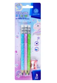 zestaw-3-olowkow-jumbo-trojkatne-grube-unicorn-jednorozec-astra-temperowka