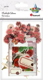 naklejki-foliowe-czerwone-kwiaty-retro-30-sztuk