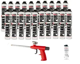 20x-pianka-pur-930g-d-cor-pro-zestaw-z-pistoletem-i-czyscikiem