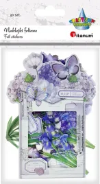 naklejki-foliowe-fioletowe-kwiaty-retro-30-sztuk