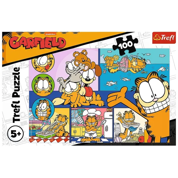 puzzle-100-elementow-leniwy-kot-garfield-trefl-kod-producenta-16521