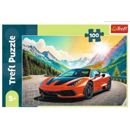 puzzle-100-elementow-wyscig-z-czasem-sportowe-auto-trefl