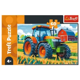 puzzle-60-elementow-pojazd-rolnika-traktor-trefl