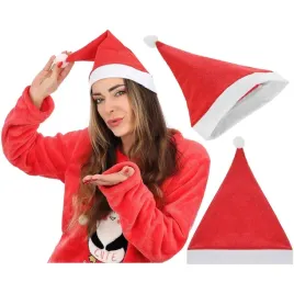 czapka-swiateczna-mikolaja-przebranie-z-pomponem-boze-narodzenie