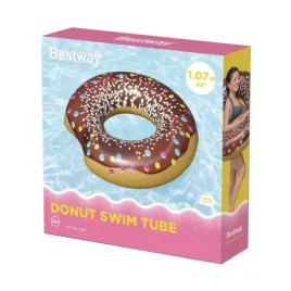 kolo-do-plywania-donut-paczek-do-wyboru-brazowy-lub-niebieski-107cm-bestway