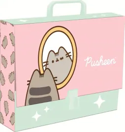 teczka-z-raczka-a4-xl-pusheen-mint-st-majewski