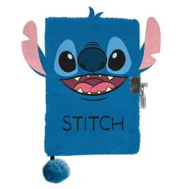 pamietnik-notatnik-pluszowy-stitch-niebieski-z-klodka-i-pomponem