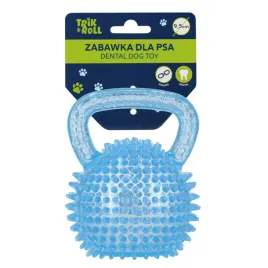 zabawka-dla-psa-pilka-z-uchwytem-kolce-niebieska-dentystyczna-szarpak-trik