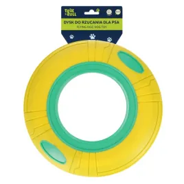 zabawka-dla-psa-dysk-zolty-25cm-trik