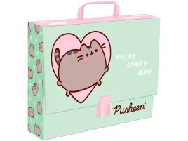 teczka-z-raczka-gruba-a4-xl-33x248x9cm-pusheen-mint-mietowa