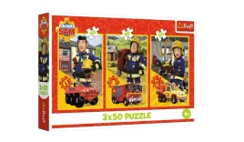 puzzle-3x50-ekipa-z-remizy-strazacy-34880-trefl