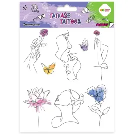 tatuaze-zmywalne-lineart-aquarella-efekt-rozmycia-woda-happy-color