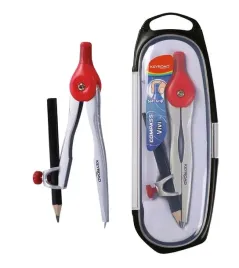 cyrkiel-metalowy-z-olowkiem-keyroad-vivi-w-etui-szkolny-rozne-kolory
