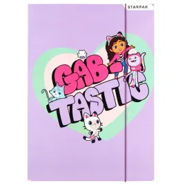 teczka-z-gumka-a4-koci-domek-gabi-gabby-rozne-wzory