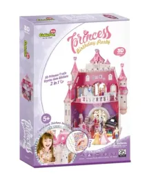 puzzle-3d-princess-birthday-party-cubic-fun-95-elementow