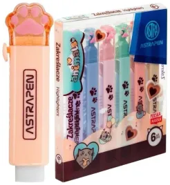 zakreslacze-astrapen-animals-lapki-6-kolorow