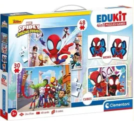 zestaw-gier-i-puzzli-edukit-niesamowici-przyjaciele-spideya-4w1-clementoni