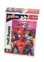 puzzle-54-mini-zwinnosc-i-odwaga-spiderman-rozne-wzory-trefl