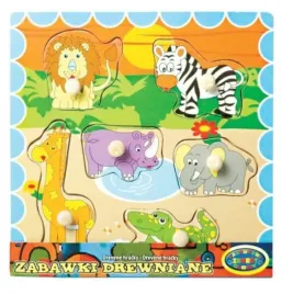 ukladanka-drewniana-zwierzeta-dzikie-lew-zebra-krokodyl-puzzle
