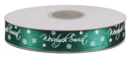 wstazka-tasiemka-satynowa-zielona-ciemna-z-napisem-wesolych-swiat-12mm-25m