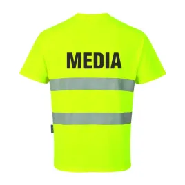 koszulka-t-shirt-s172-zolty-z-nadrukiem-media-l