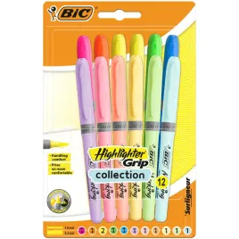 zakreslacz-bic-pastel-12kolory-highlighter-grip