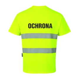 koszulka-t-shirt-s172-zolty-z-nadrukiem-ochrona-l