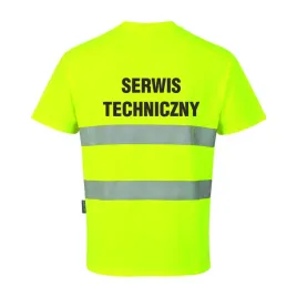 koszulka-t-shirt-s172-zolty-z-nadrukiem-serwis-techniczny-m
