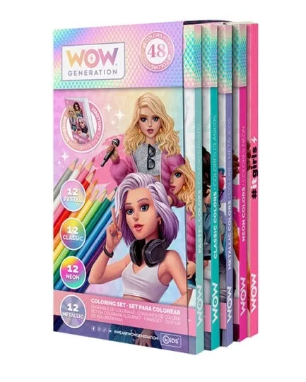 zestaw-48-kredek-z-notesem-wow-generation-stan-nowy