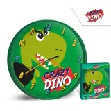 zegar-scienny-crazy-dino-dinozaur-sr-25cm-stan-nowy