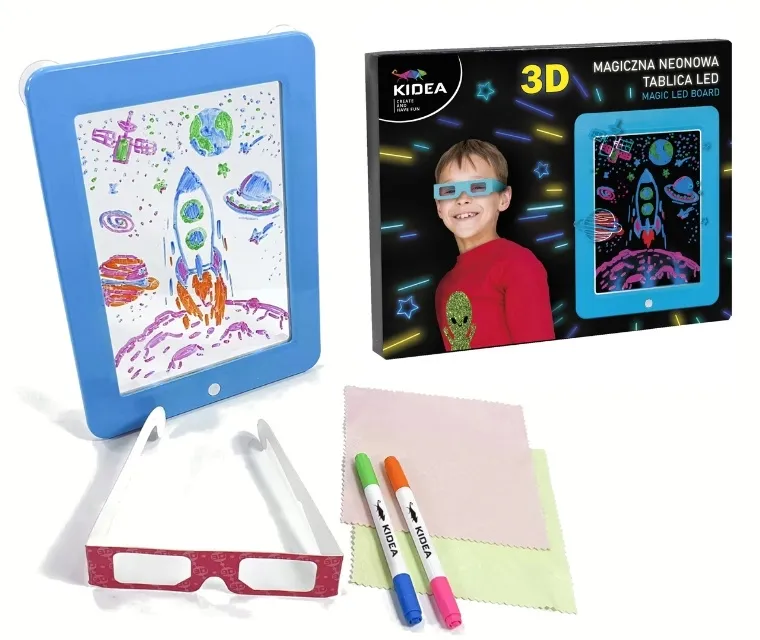 magiczna-neonowa-tablica-3d-led-niebieska-kidea