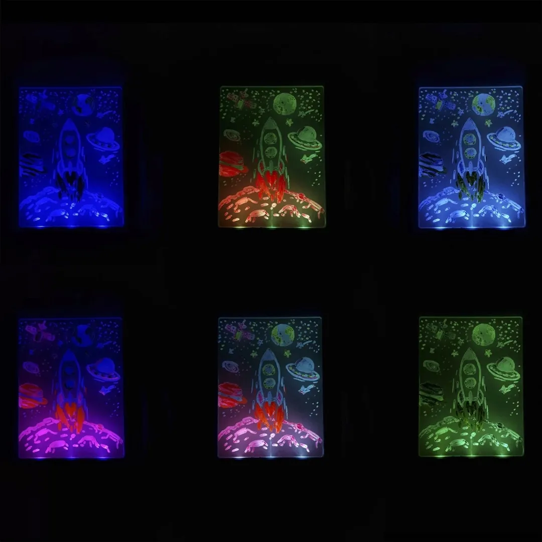 magiczna-neonowa-tablica-3d-led-niebieska-kidea-stan-nowy