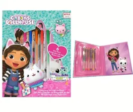 zestaw-pismienniczy-koci-domek-gabi-notes-dlugopisy