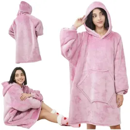 bluza-koc-kocobluza-bluzokoc-damska-meska-oversize-xxl-gruba-kaptur-rozowa