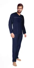 mewa-dluga-dwuczesciowa-pizama-calmness-granat-r-xl