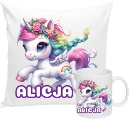 zestaw-kubek-i-poduszka-jednorozec-imie-prezent-urodziny