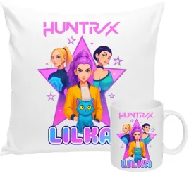 zestaw-kubek-i-poduszka-huntrix-k-pop-imie-prezent-urodziny