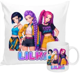 zestaw-kubek-i-poduszka-huntrix-k-pop-imie-prezent-urodziny