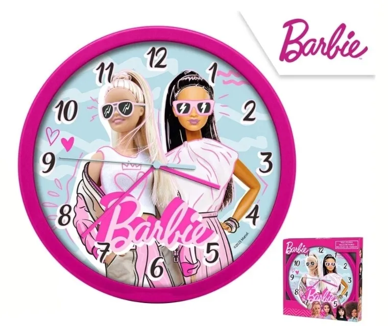 zegar-scienny-barbie-sr-24cm-dla-dzieci-stan-nowy