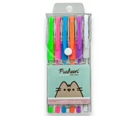 dlugopisy-zelowe-pusheen-6szt