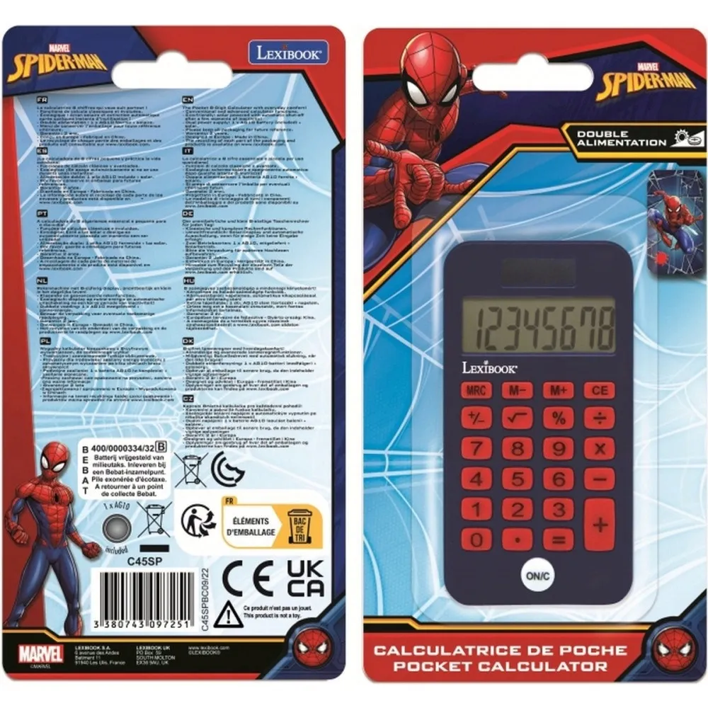kalkulator-kieszonkowy-spiderman-dla-dzieci-stan-nowy