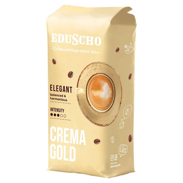 Kawa ziarnista mieszana Eduscho Crema Gold