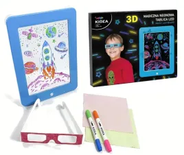 magiczna-neonowa-tablica-3d-led-niebieska-kidea